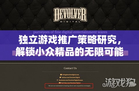 解鎖小眾精品，獨(dú)立游戲推廣策略研究