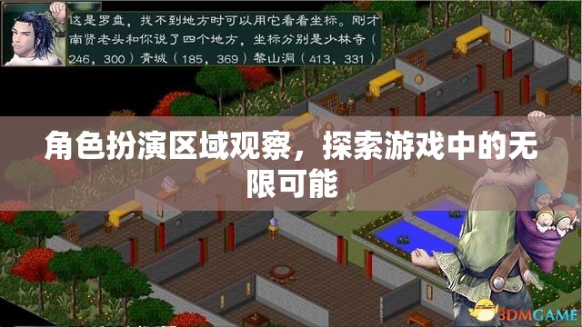 角色扮演區(qū)域觀察，解鎖游戲中的無(wú)限可能