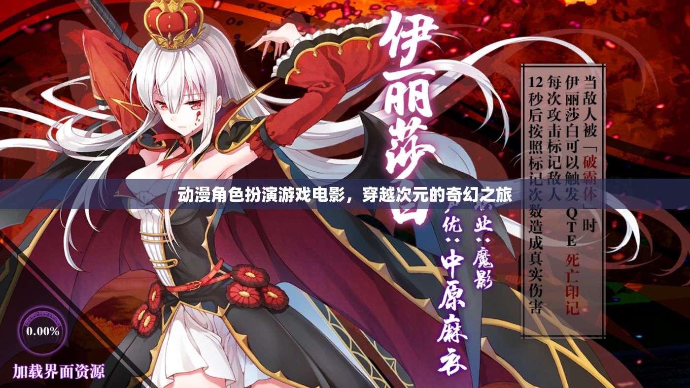 次元穿越，動漫角色扮演游戲電影