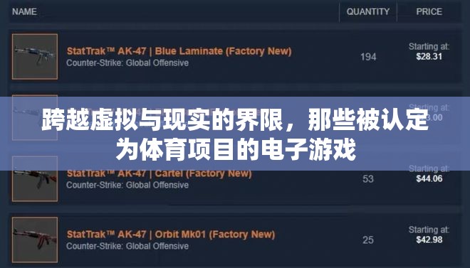 跨越虛擬與現(xiàn)實(shí)的界限，電子游戲作為體育項(xiàng)目的探索