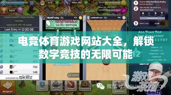 解鎖數(shù)字競技的無限可能，電競體育游戲網(wǎng)站大全