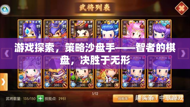 智者的棋盤，策略沙盤手在無形中的決勝