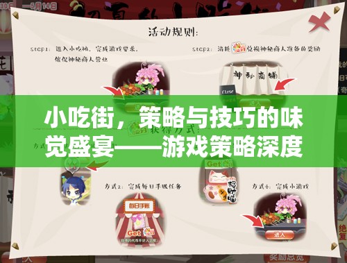 小吃街，味覺盛宴中的策略與技巧深度解析