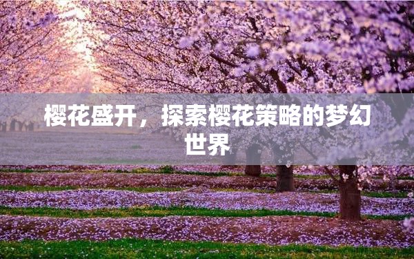 櫻花盛開，探索櫻花策略的夢幻世界