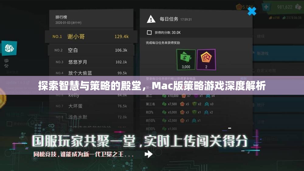 Mac版策略游戲，智慧與策略的深度探索  第2張