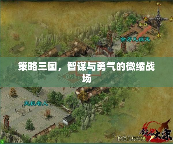智謀與勇氣的微縮戰(zhàn)場，策略三國