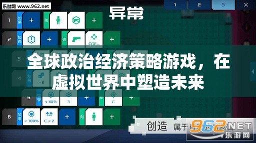 虛擬未來，全球政治經(jīng)濟(jì)策略游戲的塑造力量  第1張