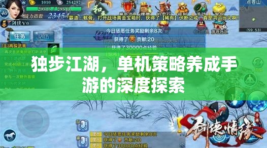 獨(dú)步江湖，深度探索單機(jī)策略養(yǎng)成手游的魅力