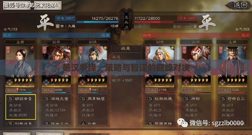 楚漢爭鋒，策略與智謀的巔峰對決