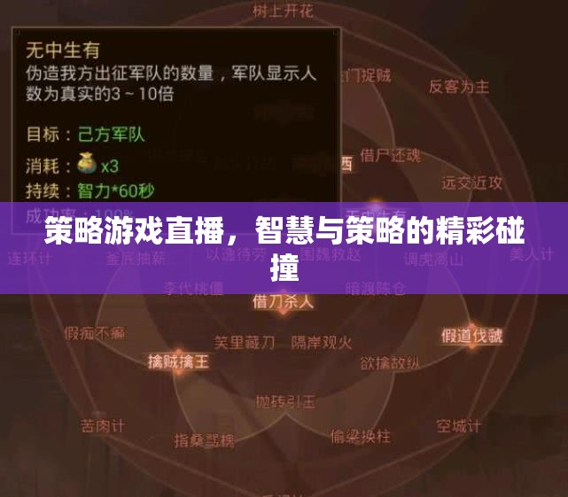 智慧與策略的碰撞，策略游戲直播的精彩瞬間  第2張