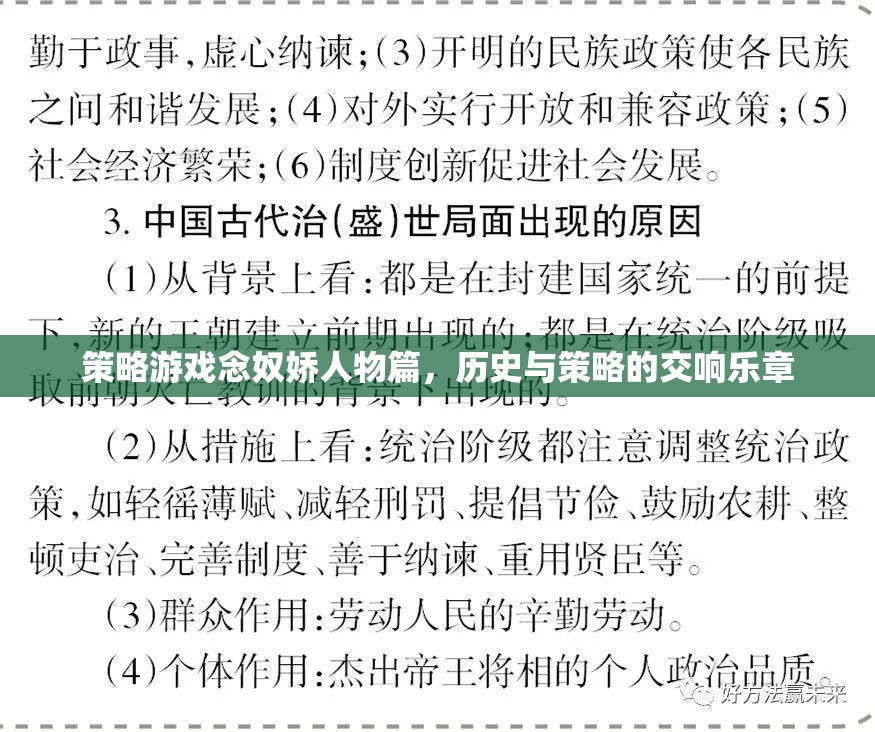 念奴嬌，歷史與策略的交響樂(lè)章——解析策略游戲中的角色與策略