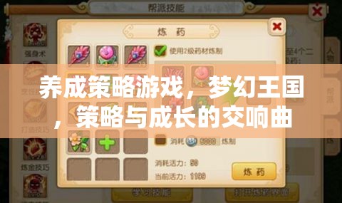 夢(mèng)幻王國，策略與成長的交響曲