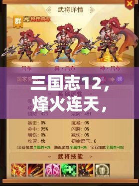 三國志12，烽火連天，英雄逐鹿的史詩之旅  第3張