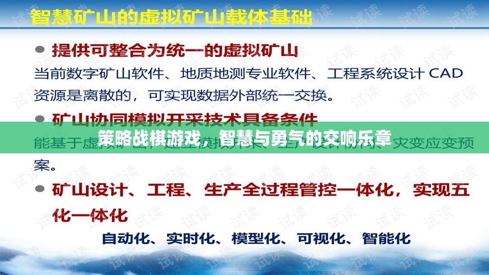 策略戰(zhàn)棋，智慧與勇氣的交響樂章