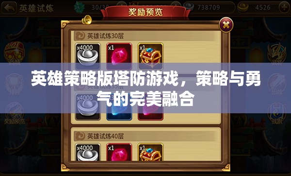 策略與勇氣的完美碰撞，英雄策略版塔防游戲