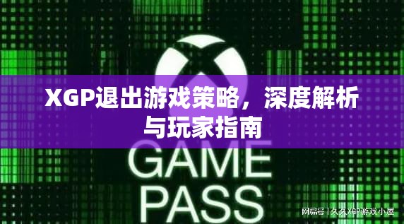 XGP退出游戲策略深度解析，玩家指南與應(yīng)對策略  第2張