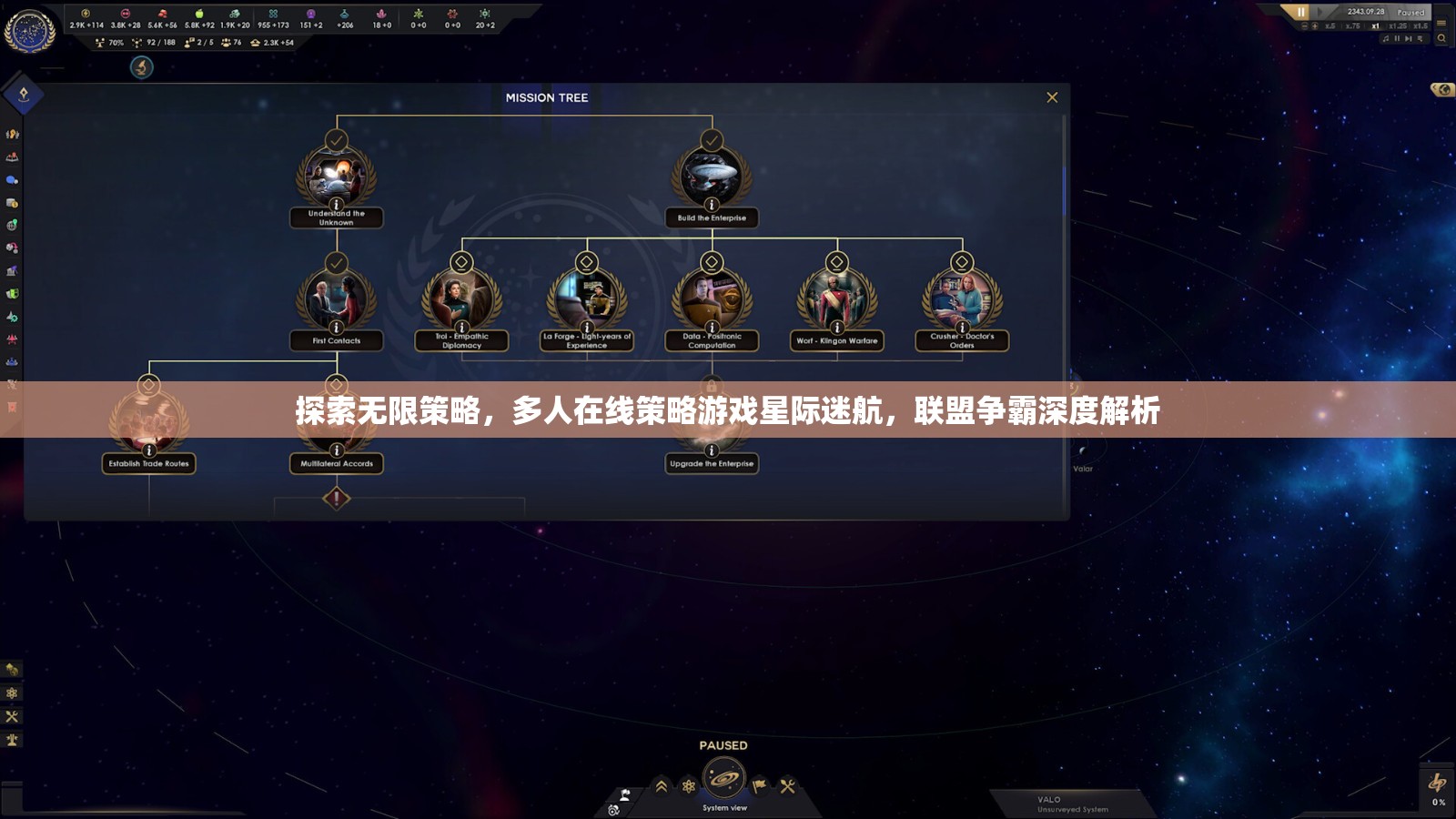 星際迷航，探索無(wú)限策略與聯(lián)盟爭(zhēng)霸的深度解析
