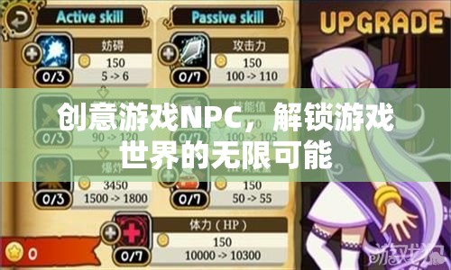 創(chuàng)意游戲NPC，解鎖游戲世界的無限可能
