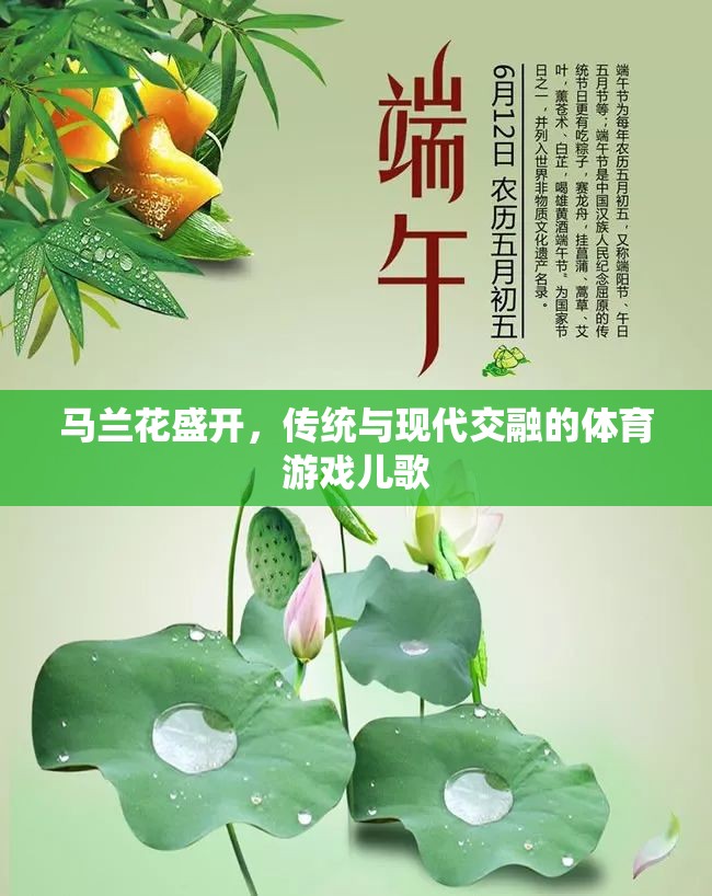 馬蘭花盛開，傳統(tǒng)與現(xiàn)代交融的體育游戲兒歌