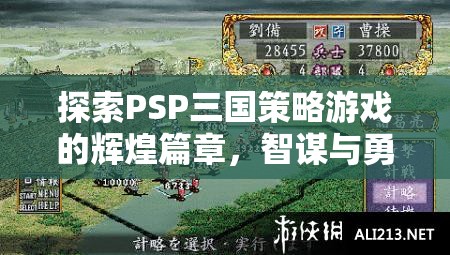 PSP三國策略游戲，智謀與勇氣的輝煌交織  第3張