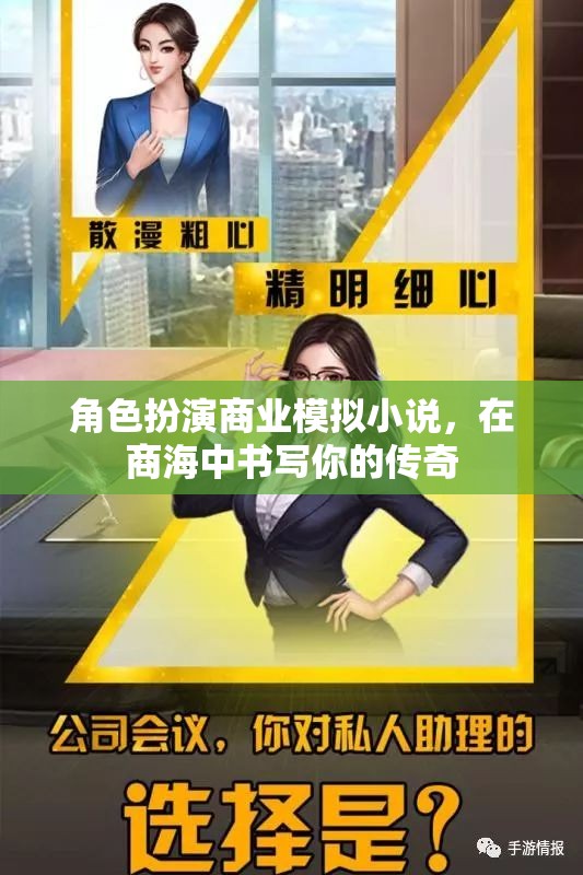 商海傳奇，角色扮演商業(yè)模擬小說