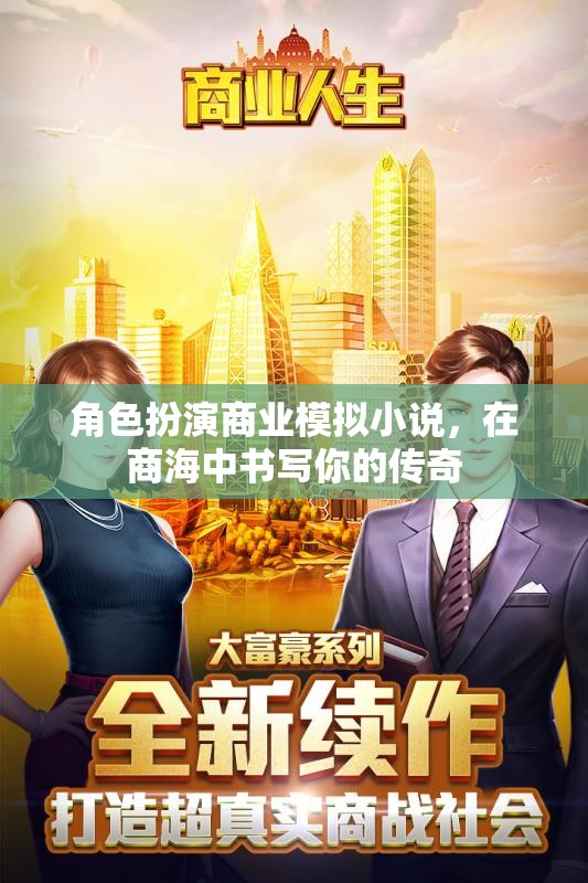 商海傳奇，角色扮演商業(yè)模擬小說