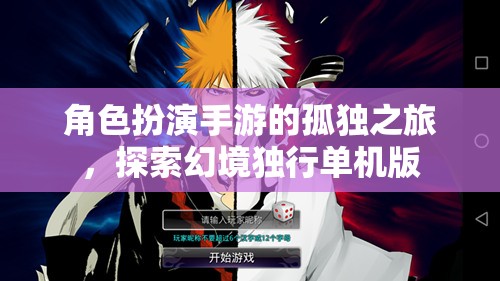 幻境獨(dú)行，角色扮演手游的孤獨(dú)探索之旅