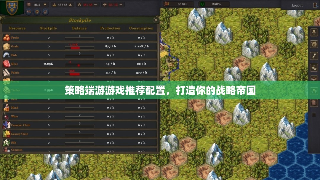 打造你的戰(zhàn)略帝國，策略端游推薦配置指南