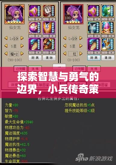 小兵傳奇手游，智慧與勇氣的策略對(duì)決