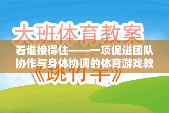 接住挑戰(zhàn)，一項融合團隊協(xié)作與身體協(xié)調(diào)的體育游戲教案