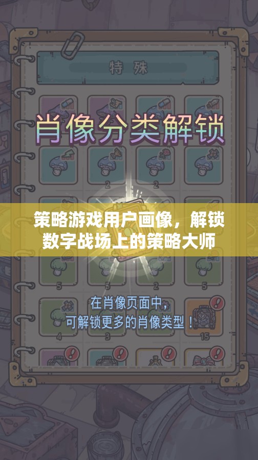 策略游戲用戶畫像，解鎖數(shù)字戰(zhàn)場上的策略大師