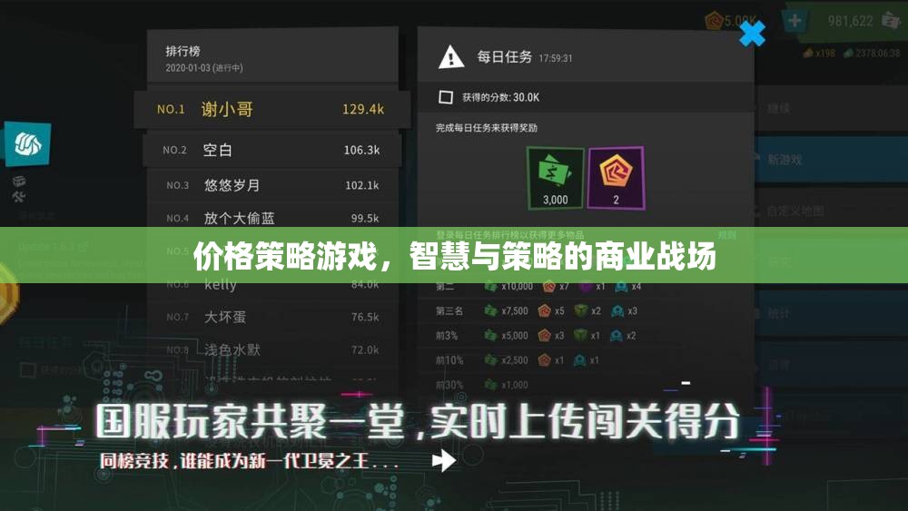 價格策略游戲，智慧與策略的商業(yè)戰(zhàn)場