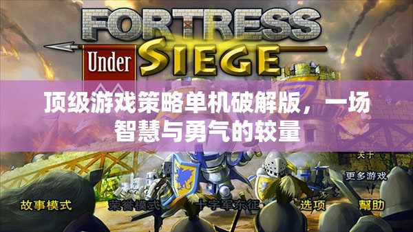 智慧與勇氣的較量，頂級(jí)游戲策略單機(jī)破解版