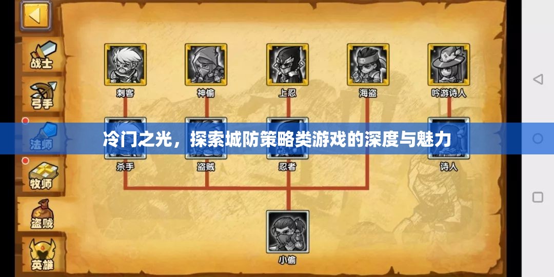 冷門之光，解鎖城防策略類游戲的深度與獨特魅力