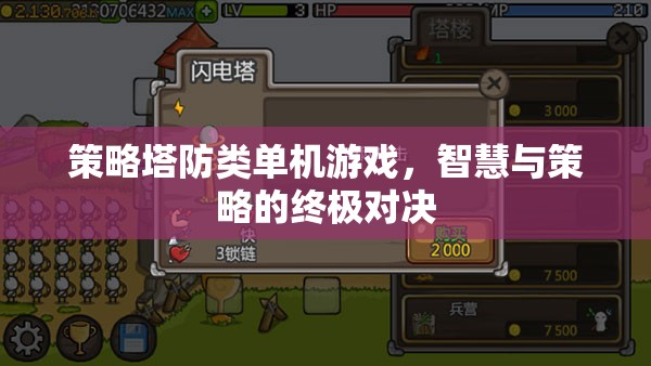 智慧與策略的終極對決，策略塔防類單機游戲