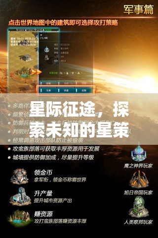 星際征途，探索未知的星策略冒險