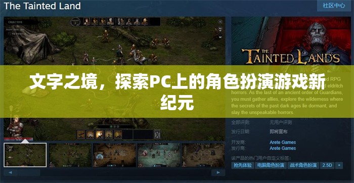 文字之境，探索PC上的角色扮演游戲新紀元