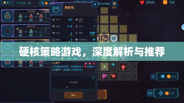 深度解析與推薦，硬核策略游戲的魅力與選擇