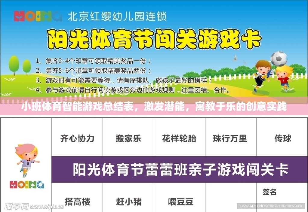 小班體育智能游戲，激發(fā)潛能的寓教于樂(lè)創(chuàng)意實(shí)踐總結(jié)