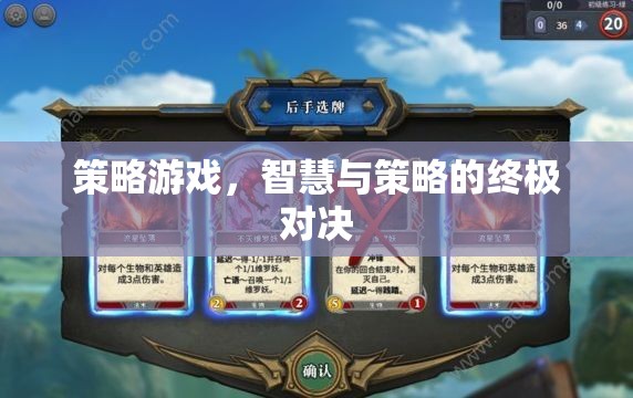 智慧與策略的巔峰對決，策略游戲的終極挑戰(zhàn)