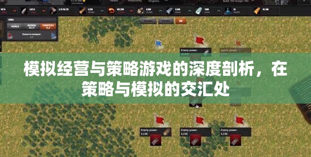 策略與模擬的交匯，深度剖析模擬經營與策略游戲
