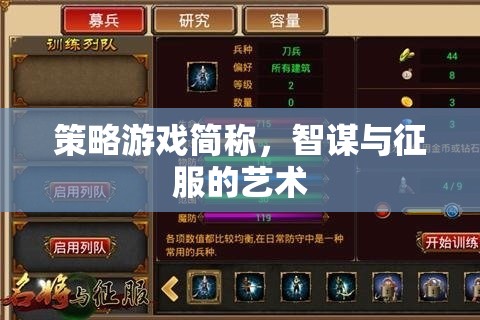 智謀與征服的藝術(shù)，策略游戲的魅力