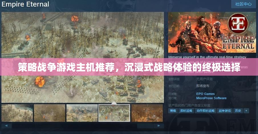 沉浸式戰(zhàn)略體驗(yàn)，策略戰(zhàn)爭(zhēng)游戲主機(jī)終極推薦