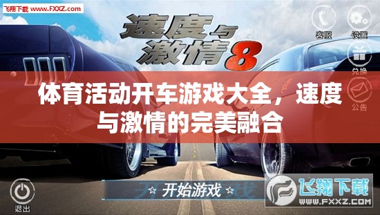 速度與激情，全面解析體育活動開車游戲