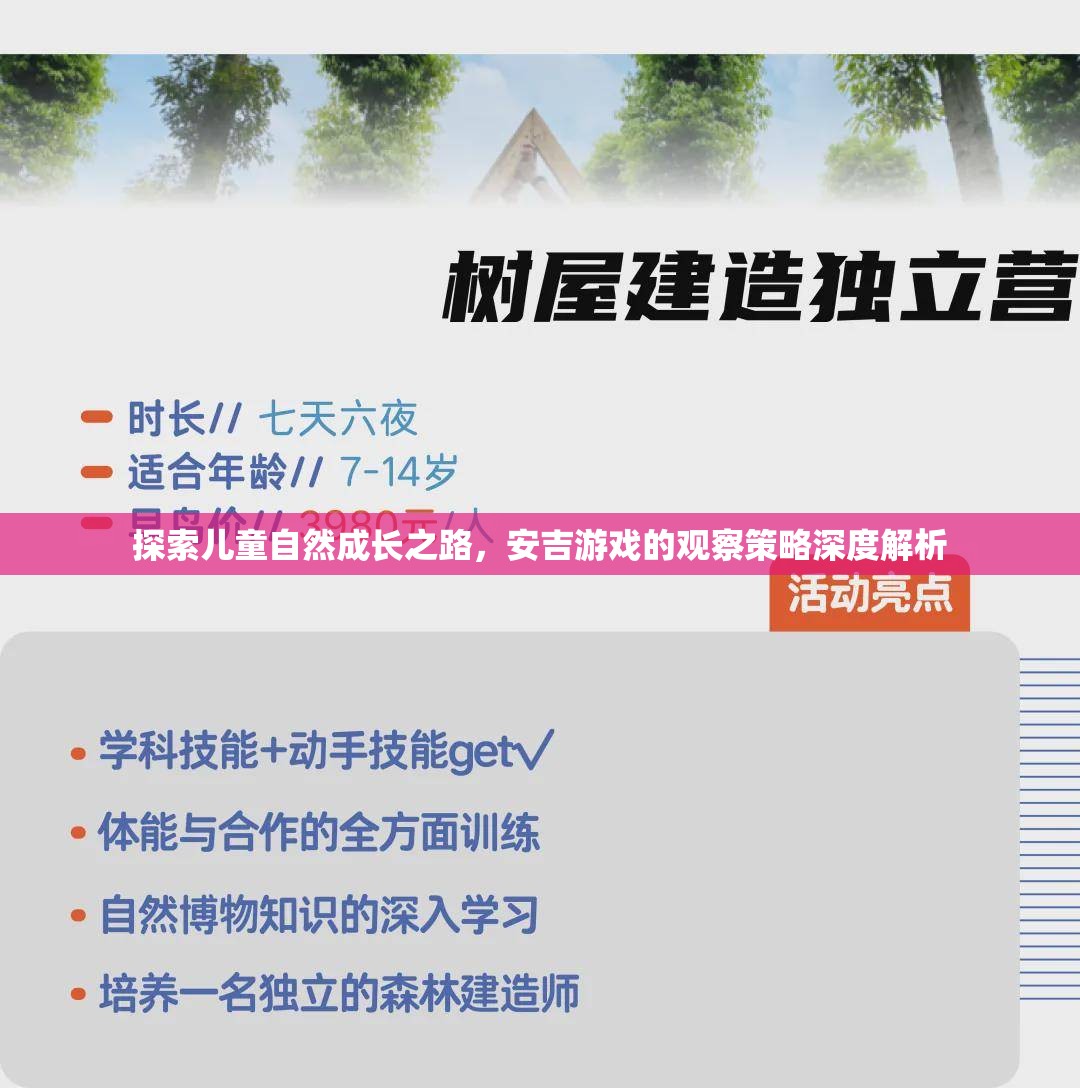 安吉游戲觀察策略，探索兒童自然成長(zhǎng)之路的深度解析
