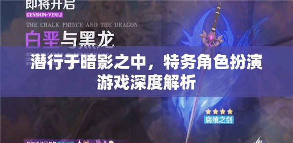 潛行于暗影，特務角色扮演游戲的深度解析
