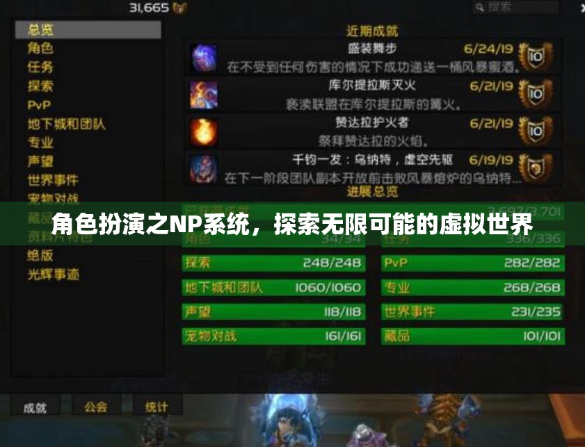 探索無(wú)限可能的虛擬世界，角色扮演與NP系統(tǒng)