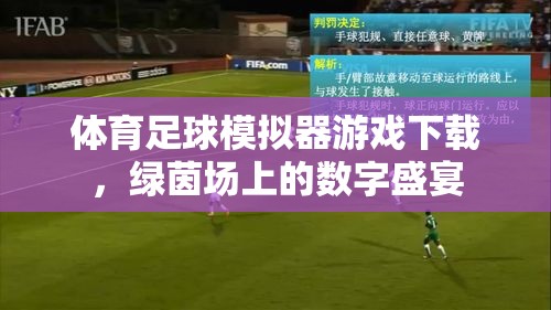 綠茵場上的數(shù)字盛宴，體育足球模擬器游戲下載指南