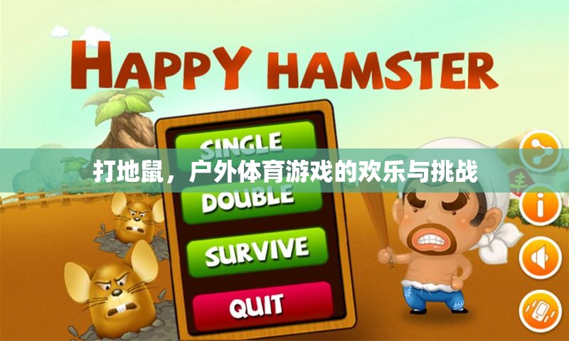 戶外打地鼠，歡樂與挑戰(zhàn)并存的體育游戲
