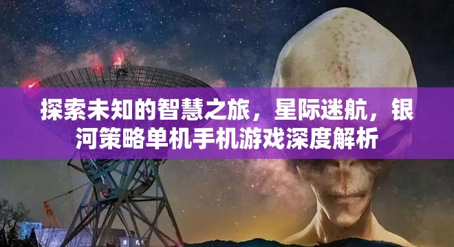 星際迷航，探索未知的智慧之旅——銀河策略單機(jī)手機(jī)游戲深度解析
